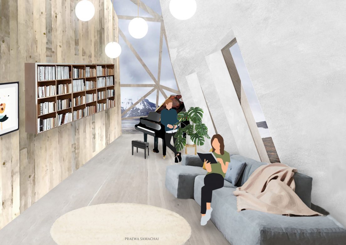 Atmosphere image of the common area