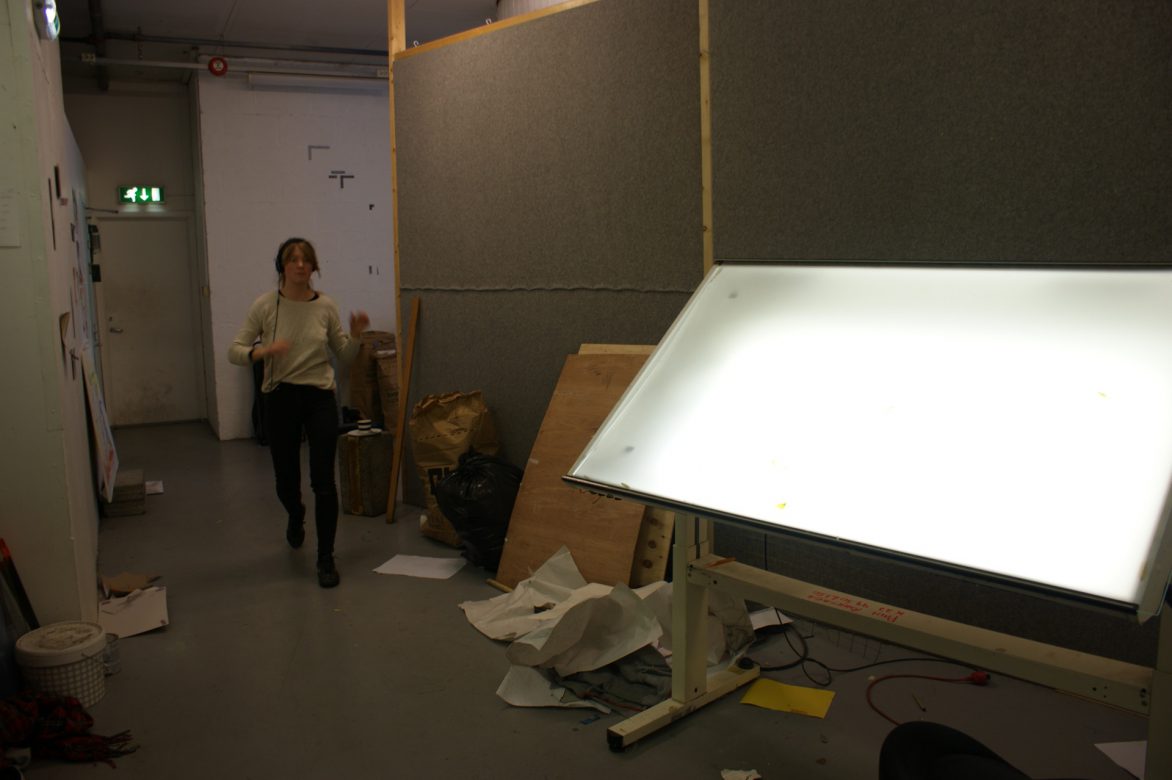 entrance to large studio 1st floor