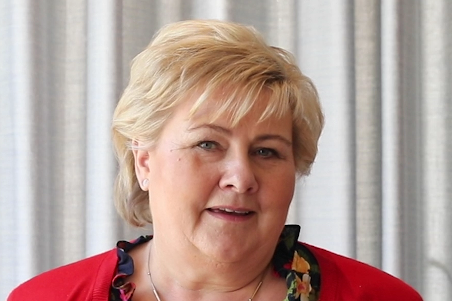 Videohelsing frå statsminister Erna Solberg til nye studentar på BAS!