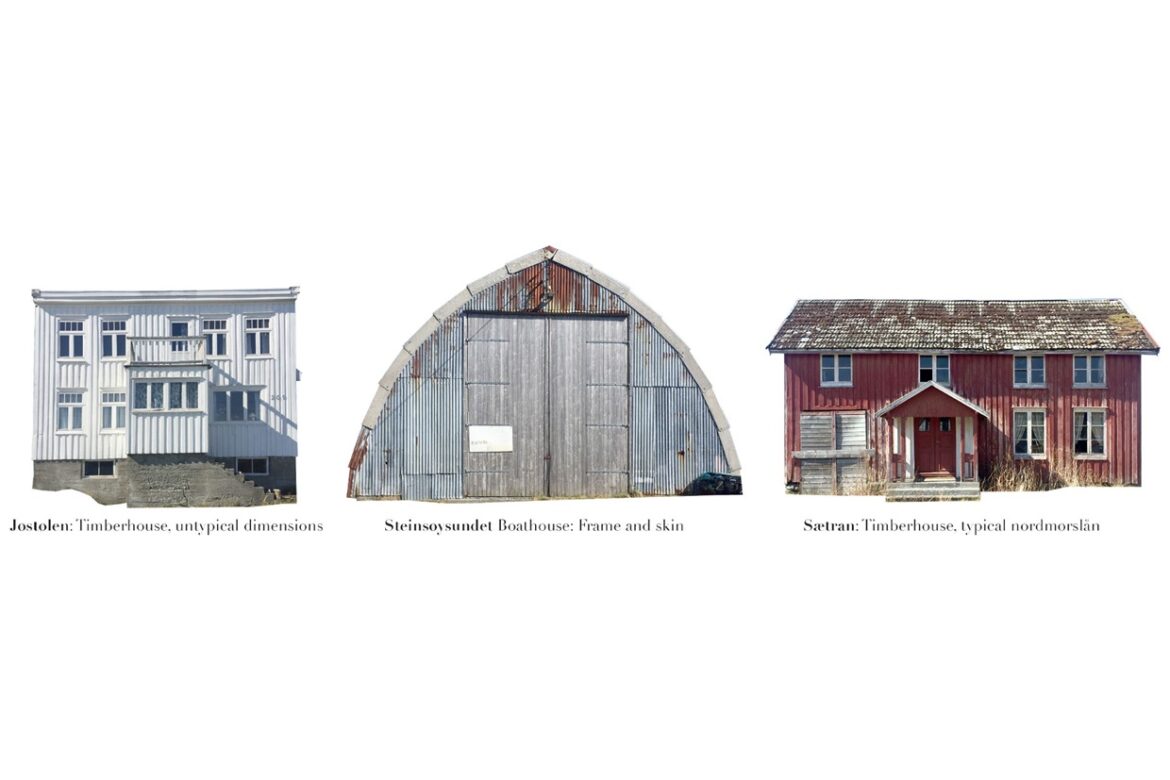 Choosing three existing decayed houses