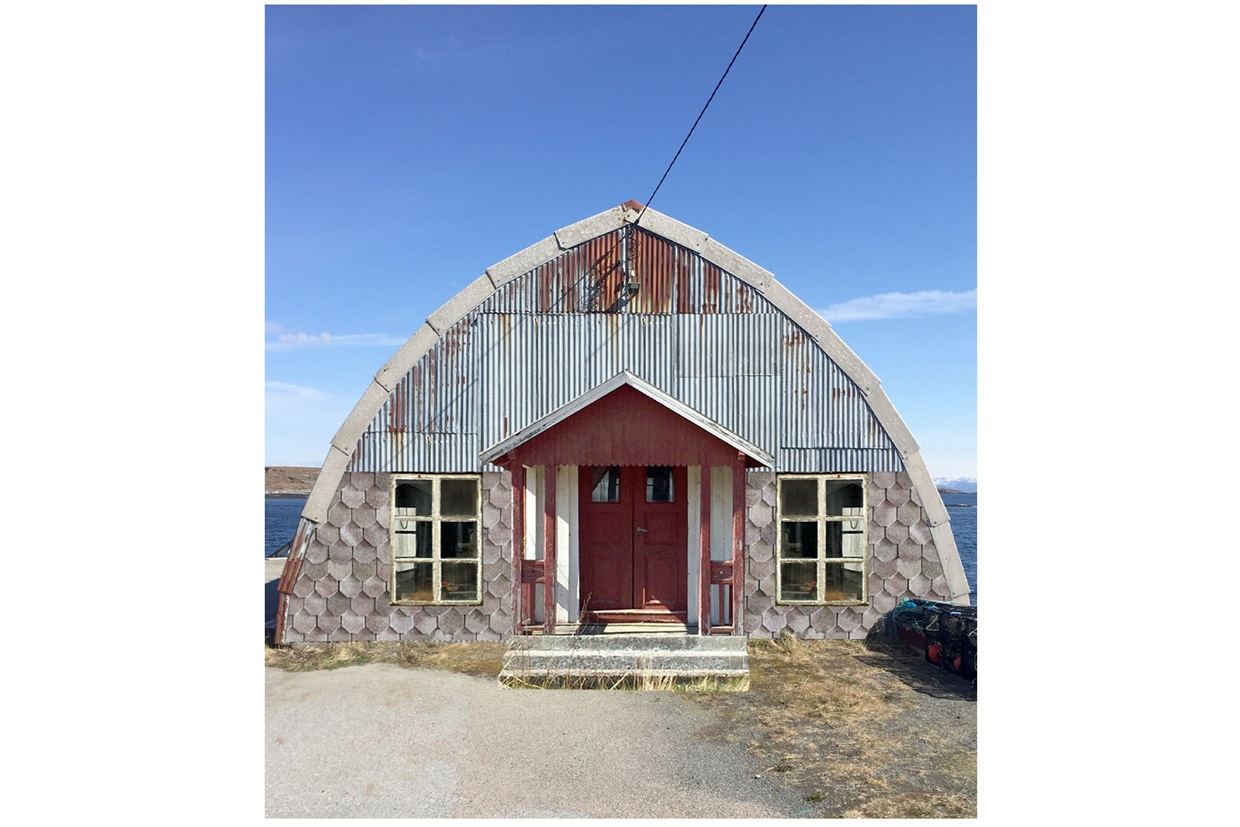 Abstract collage of building fragments