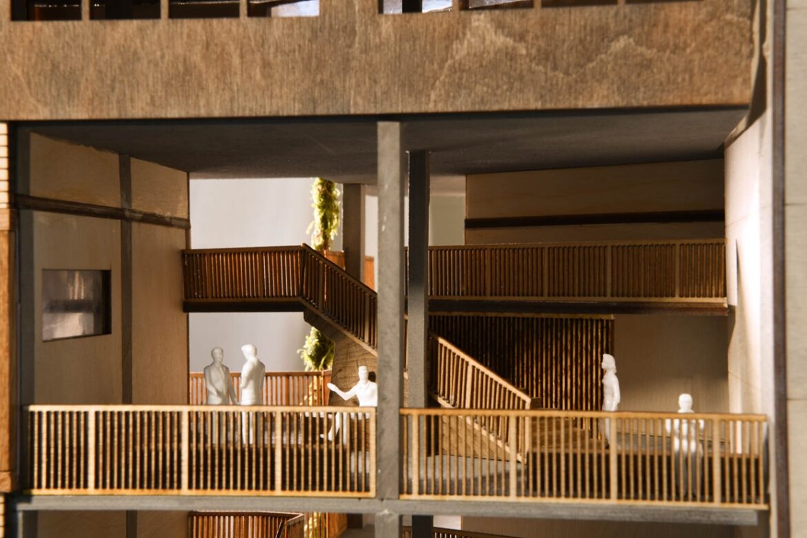 Urban shortcuts within the building