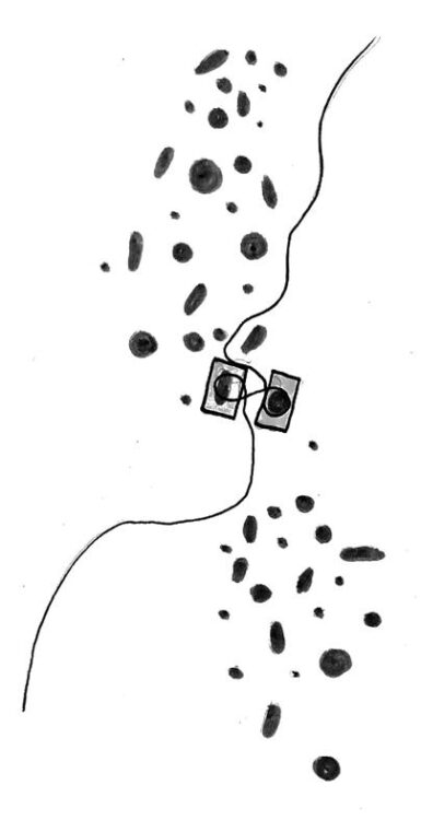 Making the invisible traces left by history visible; The gravemounds, the old waterline and the old Viking village