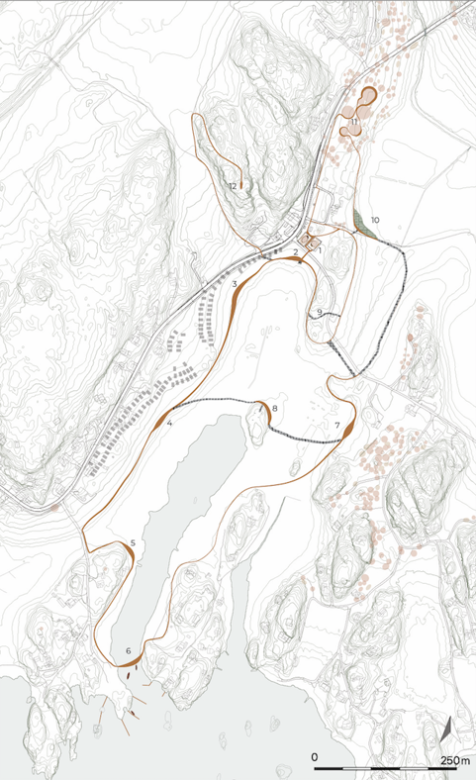 Plan for the wandering path