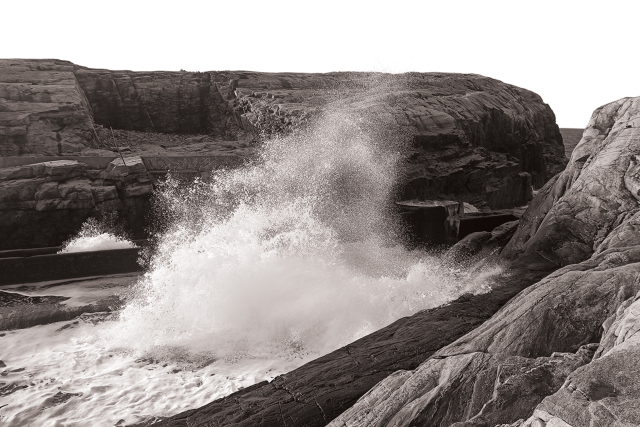 this is the waves on a quiet day