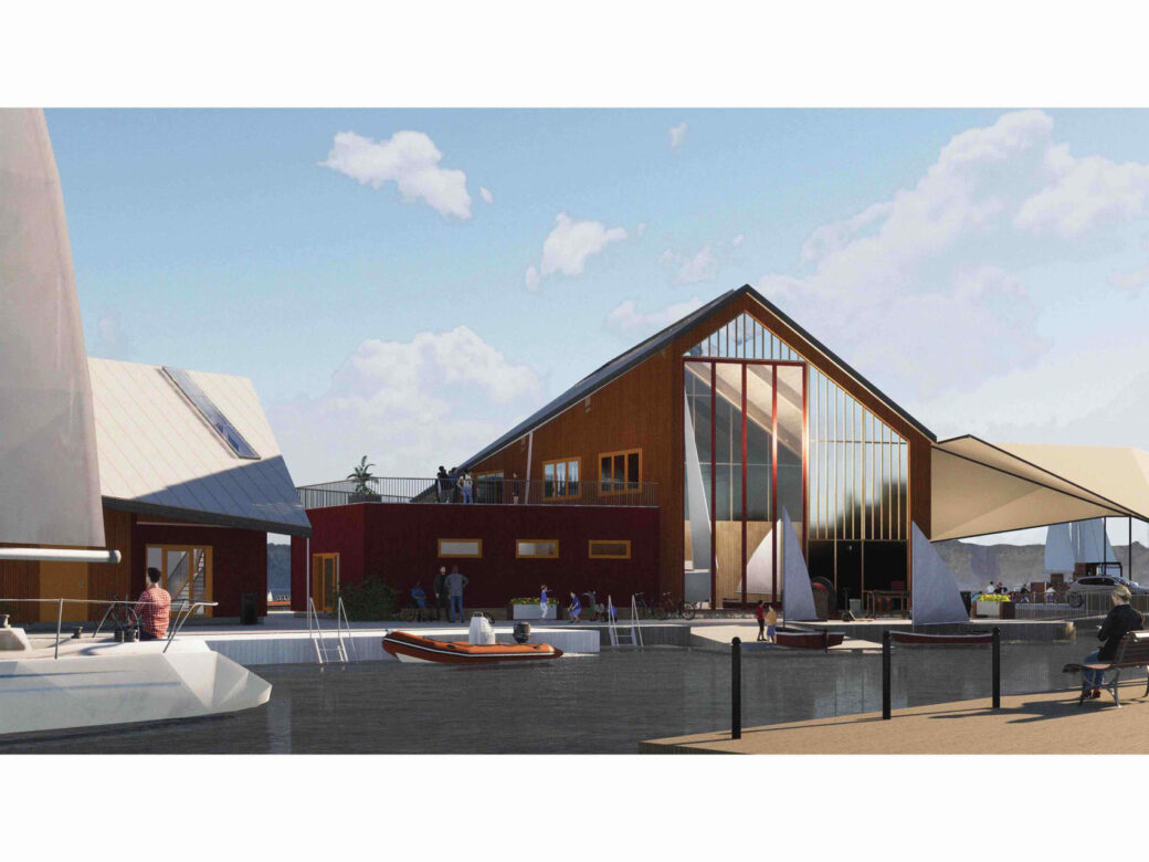 Exterior perspective