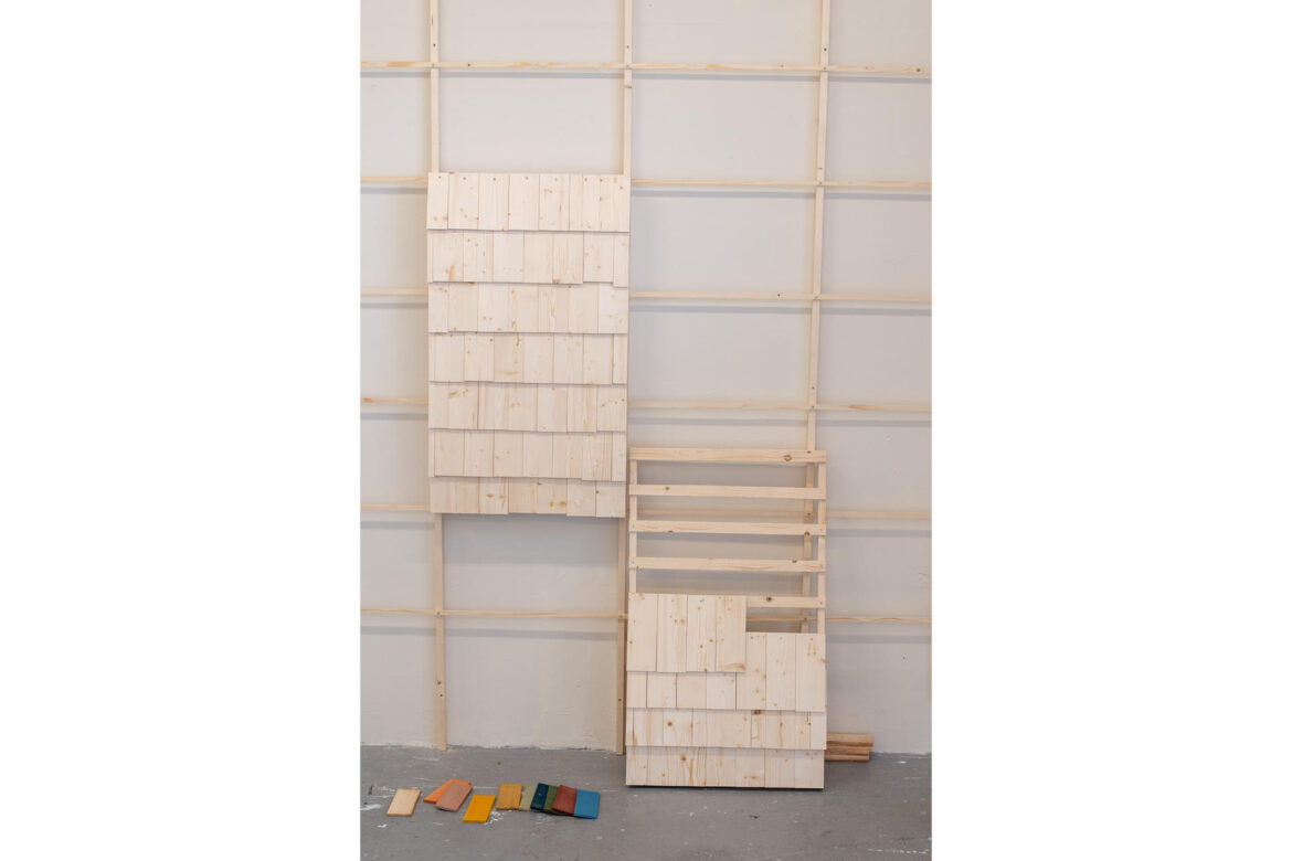 1:1 skisse av kledningsmoduler