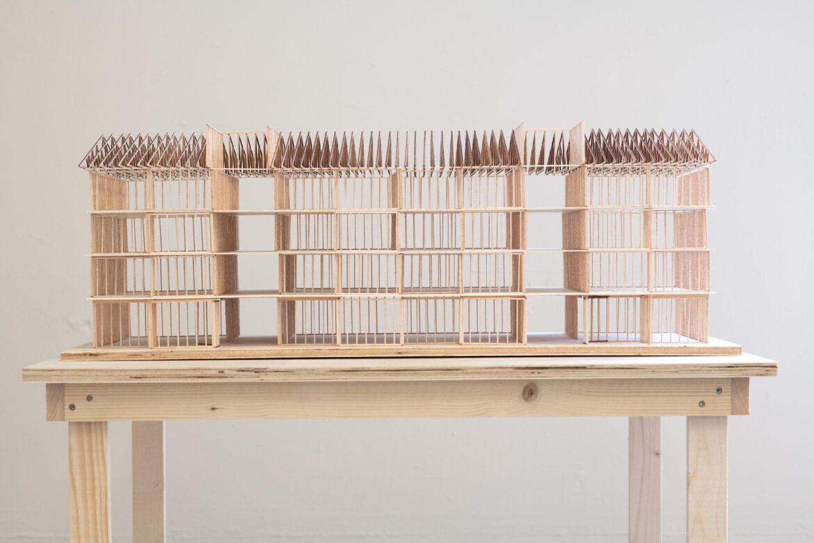 1:50 Strukturmodell, bygg 1