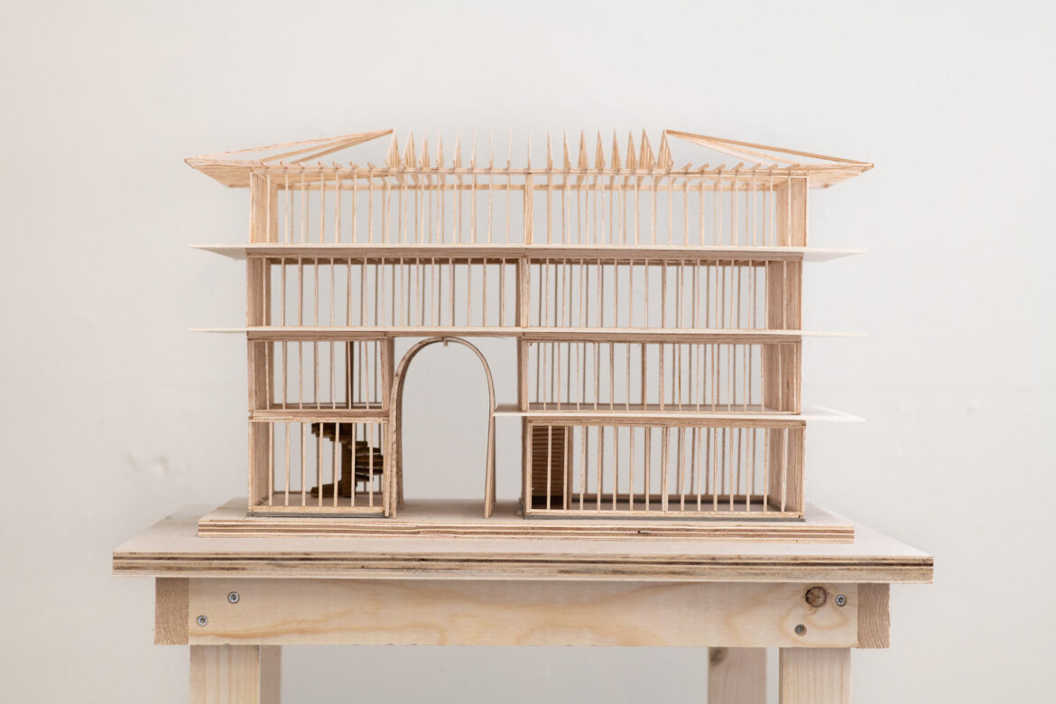 1:50 Strukturmodell, bygg 2