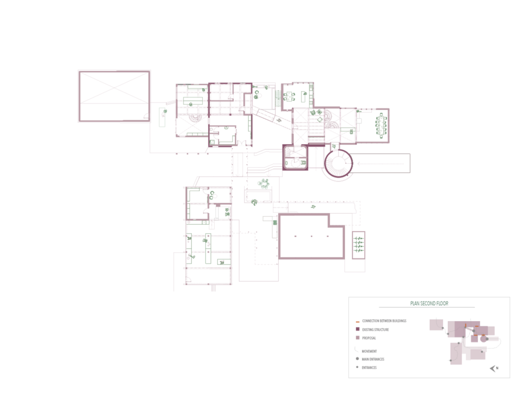 Plan, second floor
