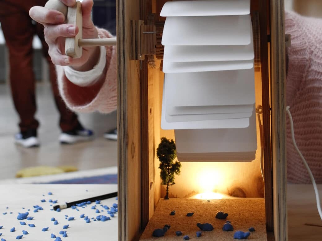 exhibition - box of collected childhood memories