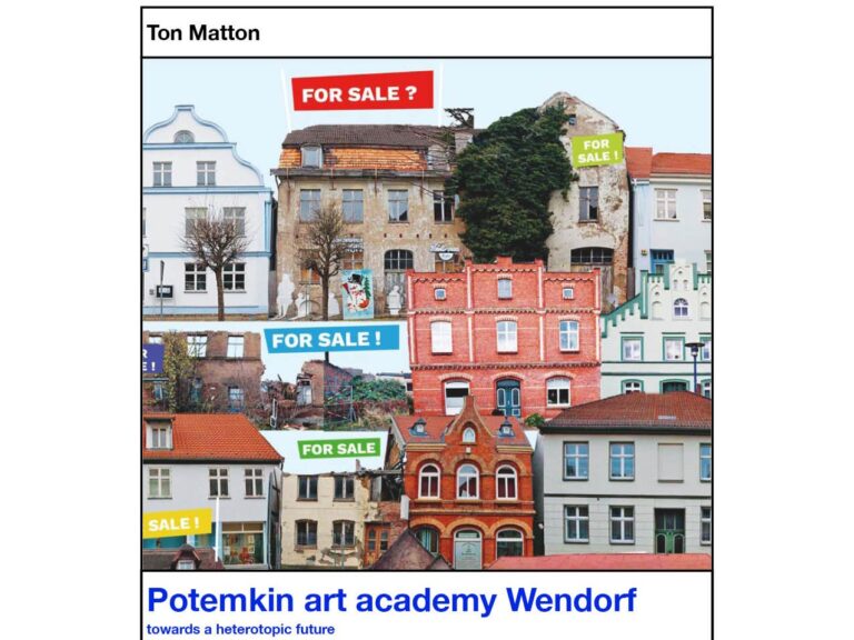Open lecture "Potemkin art academy Wendorf" by Ton Matton